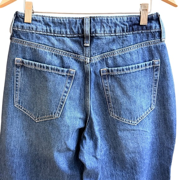 NWT Hollister Jeans Curvy Mid Rise Baggy Wide Leg Womens 25 Boho Winter Casual - Picture 5 of 8